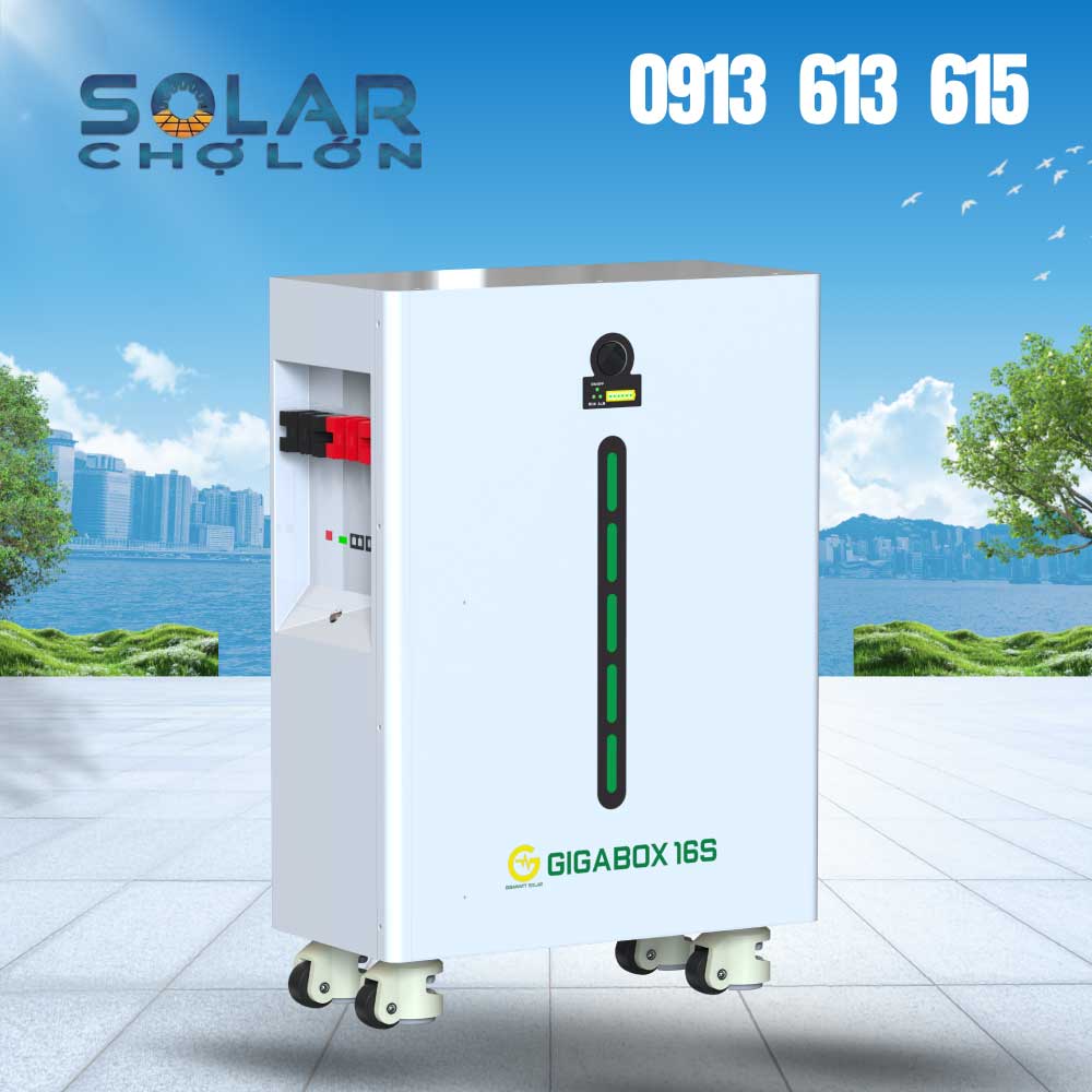 Pin lưu trữ điện mặt trời 51.2V-314Ah GIGABOX 16S