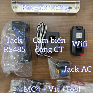 Phụ kiện kèm theo của Inverter hòa lưới bám tải 3.6kW Senergy