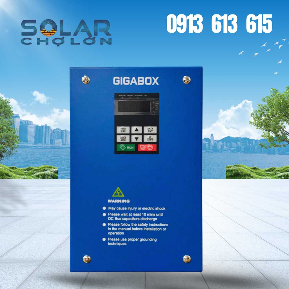 Biến tần bơm 3 pha Gigabox IP65 5.5kW 7.5kW
