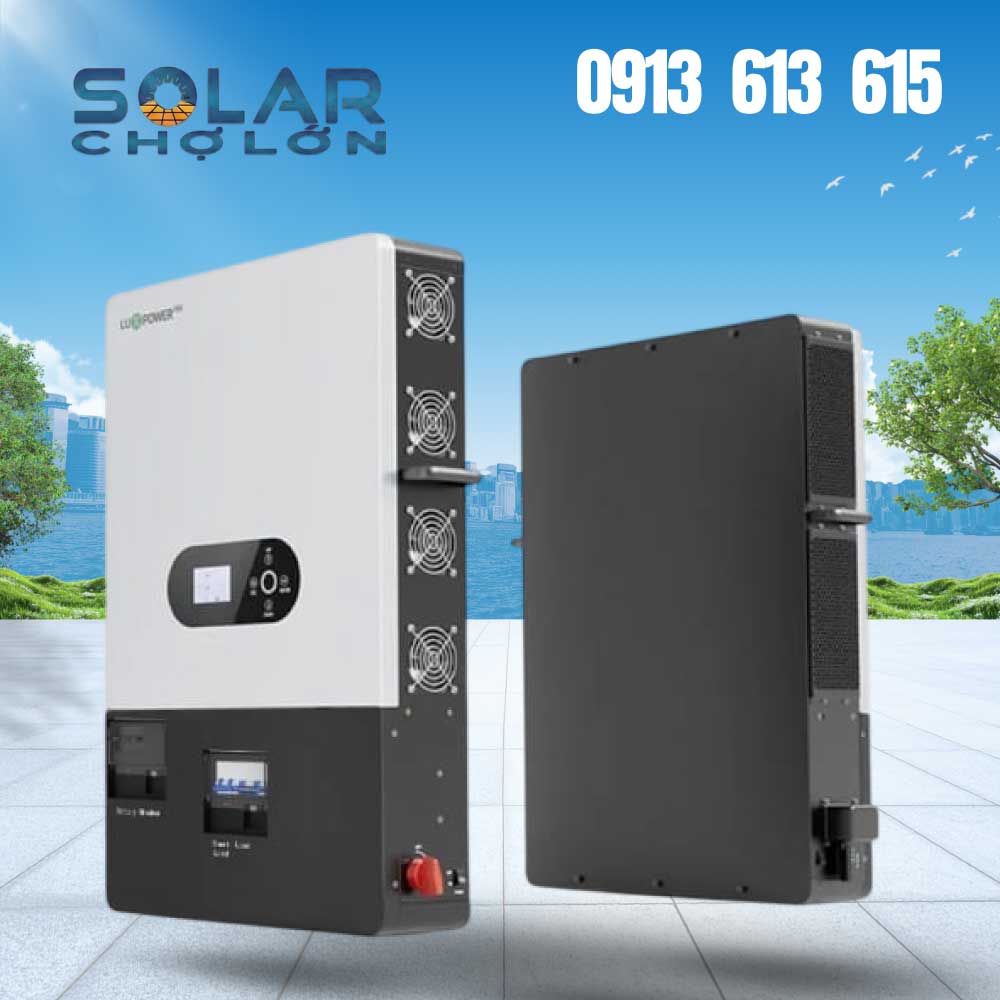 Mặt hông và mặt sau của Luxpower SNA 12K Mặt hông và mặt sau của Luxpower SNA 12K