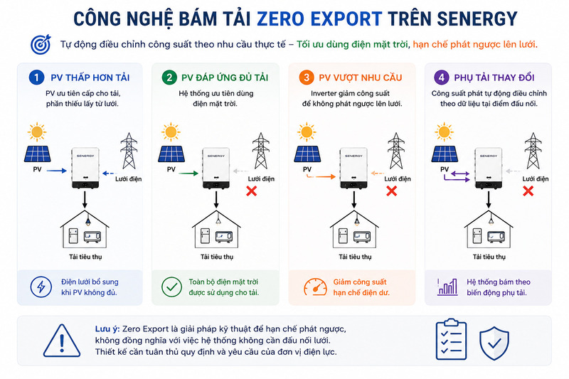 Công nghệ bám tải Zero Export